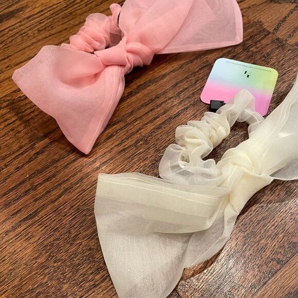 NWT Free People Tulle Scrunchie Lot B-1123
